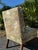 Vintage Floral Upholstered Slipper Chair | Armless Accent Chair With Carved Wood Legs For Sale - Image 4 of 11