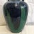 Green Blue and Green Mid Century Ceramic Drip Glaze Urn/ Vase With Handles For Sale - Image 8 of 12