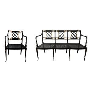 Chair and Bench Set