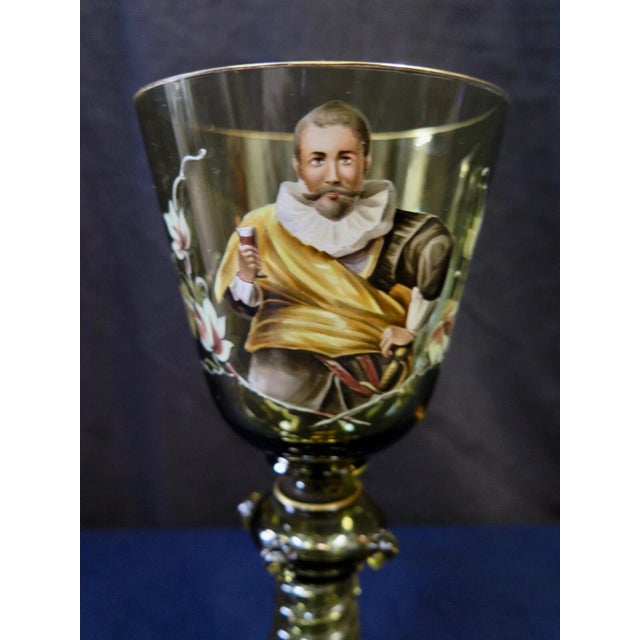 19th Century Bohemian Toasting Goblet For Sale - Image 10 of 11