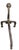 Early 20th Century Pair Arts and Crafts Andirons For Sale - Image 9 of 12