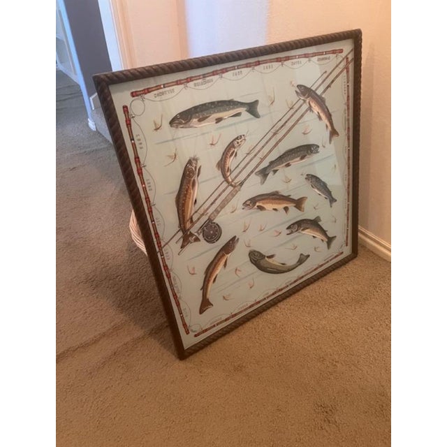 French Hermes Les Truites Silk Scarf For Sale - Image 3 of 3