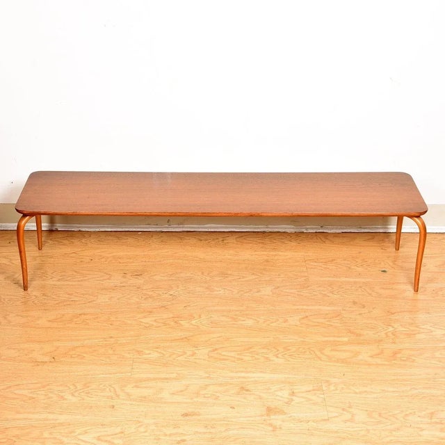 Mid 20th Century Bruno Mathsson ‘Long Table’ Swedish Modern Organic-Leg Coffee Table For Sale - Image 5 of 8