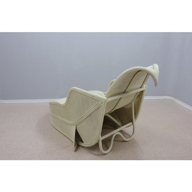 Rattan Chaise Lounge from Vivai Del Sud, 1970s For Sale - Image 10 of 12