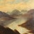 Textile William Barry, Mountain Landscape with Lake, 1890, Oil on Canvas, Framed For Sale - Image 7 of 12