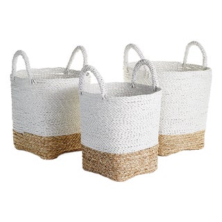 Madura Market Baskets, Set Of 3 For Sale