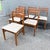 This set of six mid century modern wooden dining chairs brings clean Scandinavian-inspired lines and warm natural...