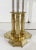 Metal Vintage Chapman Pillar Brass and Lucite Table Lamp For Sale - Image 7 of 8