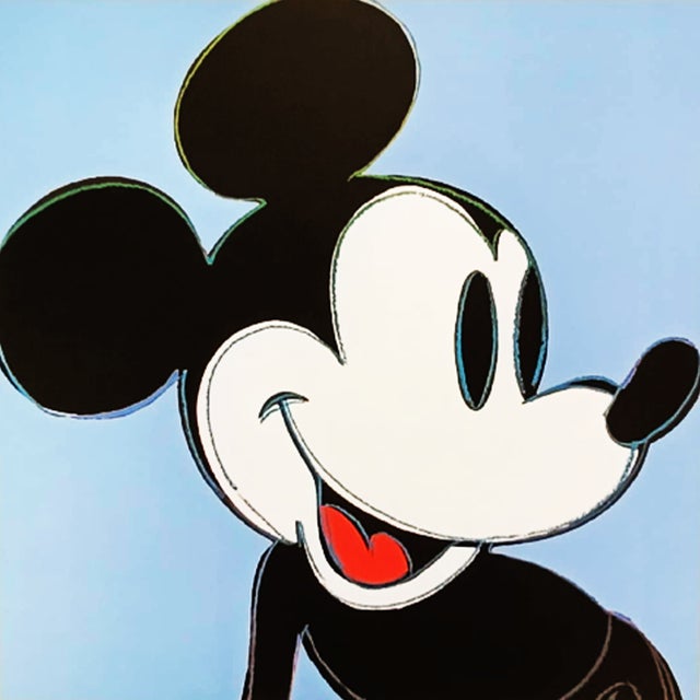 Andy Warhol "Mickey Mouse" Classic Limited Series Lithograph by Leo Castelli New York. After. License: Andy Warhol LTD...