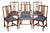 Antique English Victorian Hardwood Dining Chairs by James Jas Shoolbred, Set of 6 For Sale