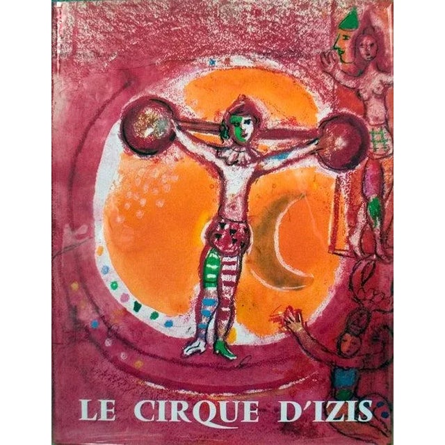 Modern 1965 Marc Chagall 'Chagall Le Cirque D'Izis' Modernism Red,Orange France Book For Sale - Image 3 of 3