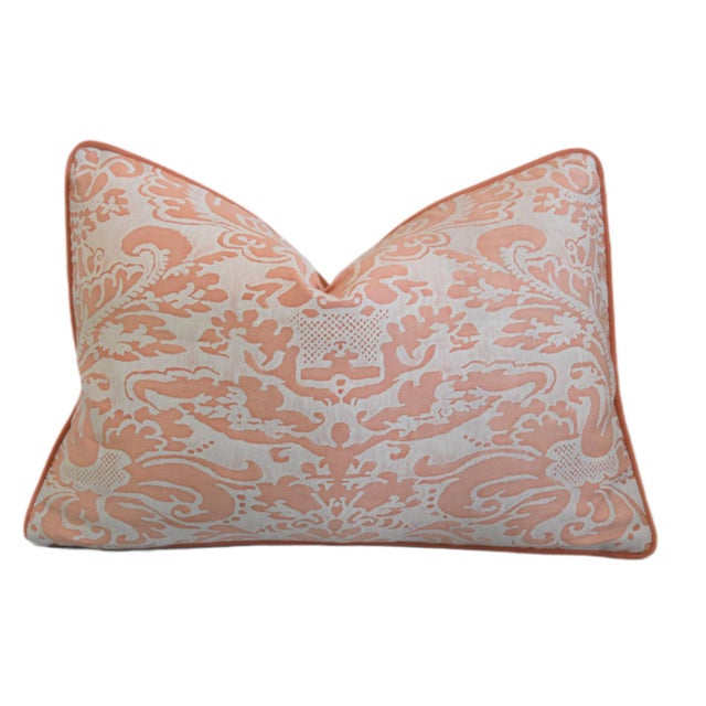 Mariano Fortuny Sevigne Italian Botanical Feather/Down Pillow For Sale In Los Angeles - Image 6 of 7