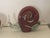 A family of three handmade art glass snails in decreasing sizes, signed by the artist Florea Silviu. The bodies are...