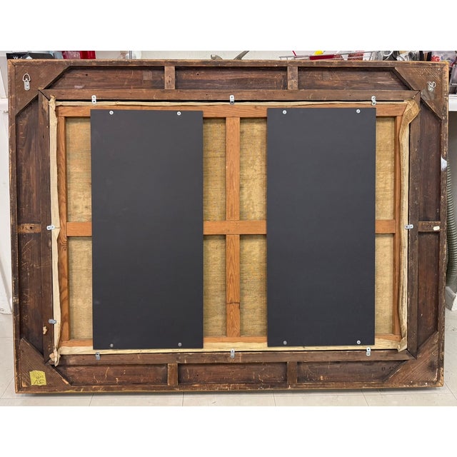 "The Catch" by George Regnault, Andarroa Spain, Oil on Canvas, Circa 1950 For Sale - Image 13 of 13