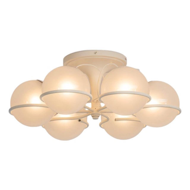 Model 2042/6 Ceiling Lamp by Gino Sarfatti for Arteluce, Italy, 1963 For Sale