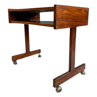 Console on Wheels in Rosewood, Sergio Rodrigues, 1960s For Sale