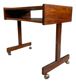 Console on Wheels in Rosewood, Sergio Rodrigues, 1960s
