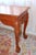 1950s Vintage Mahogany Console Table - Hand-Carved Chippendale Style With Claw Feet & Ornate Details For Sale - Image 14 of 15