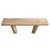 Vintage Bleached Elm Log Console Table For Sale - Image 4 of 7