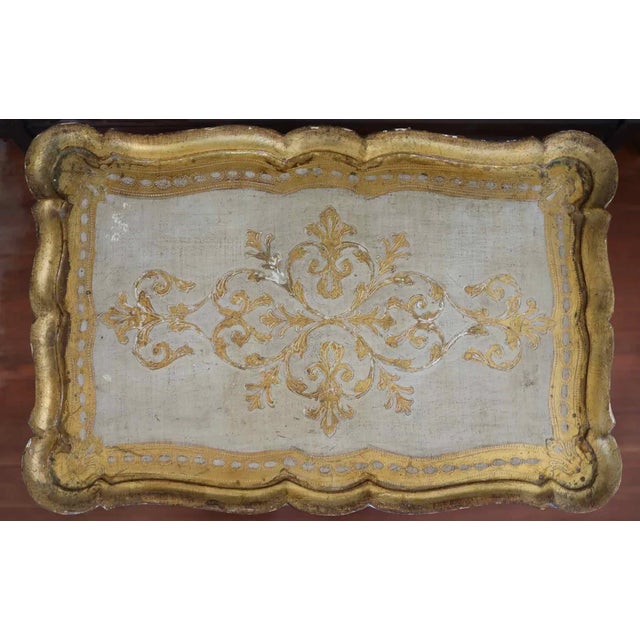 Italian Gilt Tables Gilt and Painted - Set of Three For Sale In Providence - Image 6 of 9