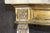 Gorgeous Gold Leaf Wall Mounted Faux Marble French Louis XVI Console Table For Sale - Image 11 of 12