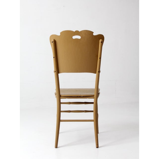 Brown Antique 19th Century American Wood Dining Chair For Sale - Image 8 of 15
