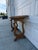 Stone Vintage French Louis XV Style Carved Wood Console Table With Marble Top For Sale - Image 7 of 12