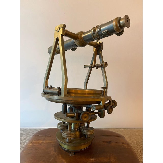Late 19th Century Antique W. & l.e. Gurley Brass Surveyor’s Transit, Troy Ny, Circa 1890–1905 For Sale - Image 5 of 9
