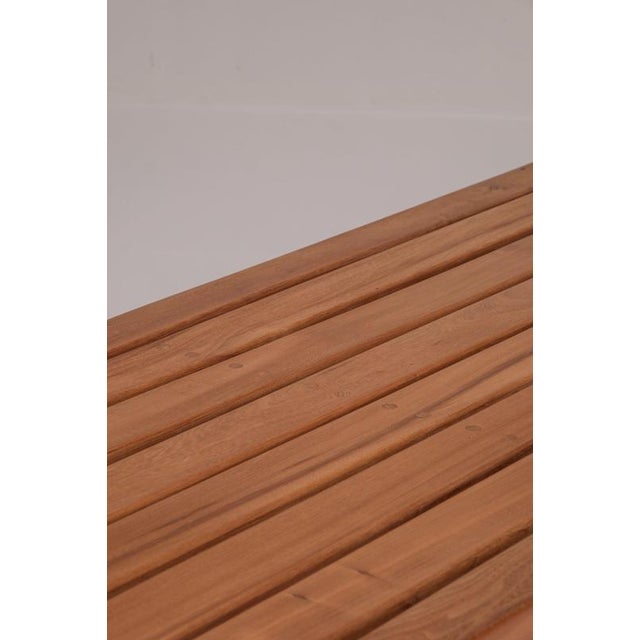 Low Coffee Table Bench in Pine by Maison Regain, France, 1970s For Sale - Image 6 of 13
