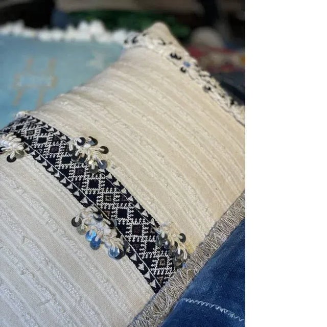 Ziri Cushion Cover from Sohil Design For Sale - Image 6 of 7