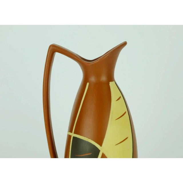 Mid-Century No. 320-20 Ceramic Vase with Scratch Decoration from Sawa, 1950s For Sale - Image 4 of 9