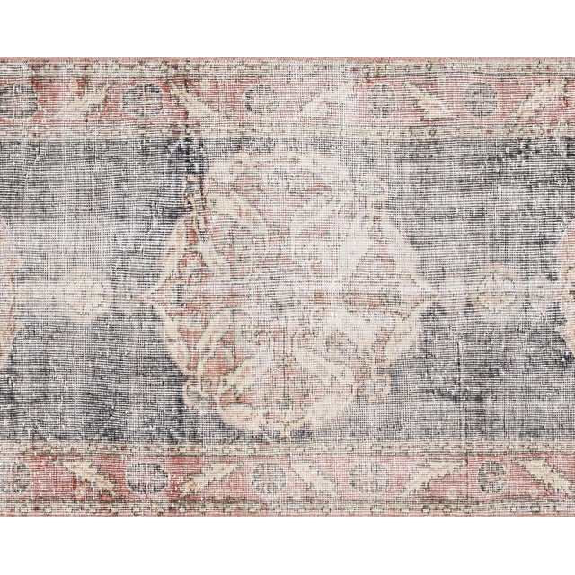 This Vintage Turkish Oushak Runner is the perfect way to add texture and antique flair to any living space. Crafted with...