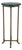 Labarge Brass & Glass Pedestal Table Stand For Sale