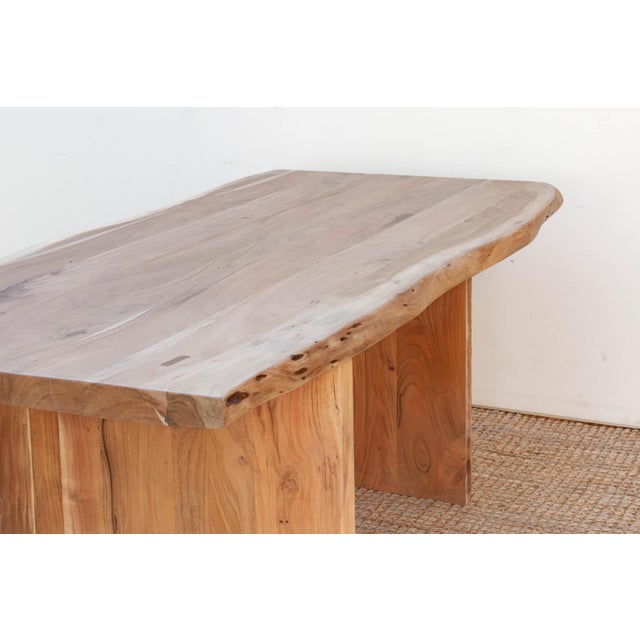 Wood Monolith Natural 72" Live Edge Dining Table For Sale - Image 7 of 10