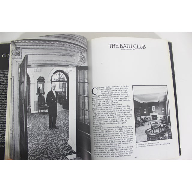 The Gentlemen’s Clubs of London 1984 Hard Cover Book For Sale - Image 12 of 12
