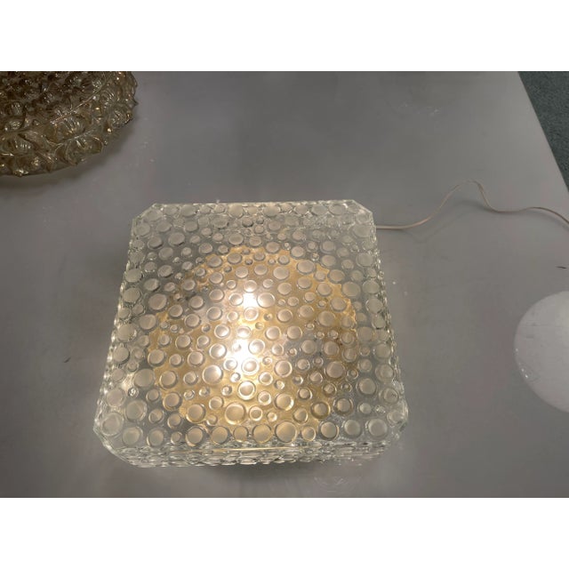 Mid-Century Bubble Crystal Glass Sconces from Hustadt Leuchten, Set of 2 For Sale - Image 3 of 7