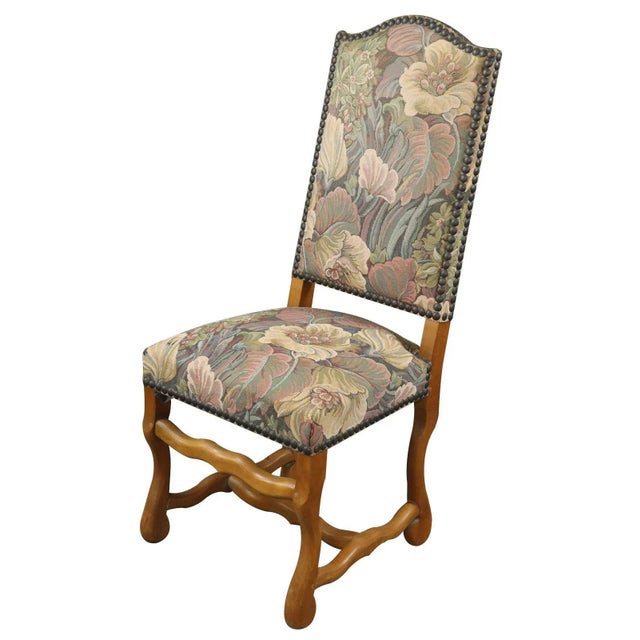 French Dining Chairs Sheepbone French Set 8 Light Oak For Sale - Image 3 of 11