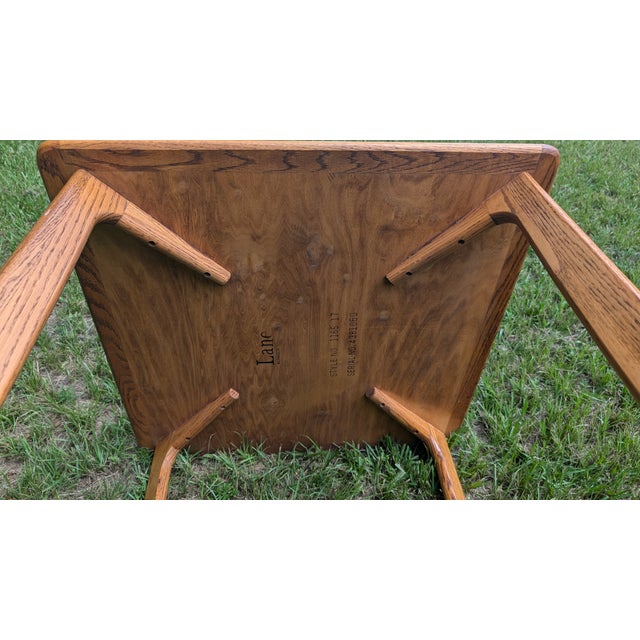 Brown 1980s Lane Perception Square Side Tables - a Pair For Sale - Image 8 of 10