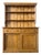 Antique English Pine Dresser With Sliding Door Base For Sale