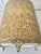 Gold Vintage Hollywood Regency Gold Tone French Drape Filigree Wastebasket Ormolu Pierced Metal For Sale - Image 8 of 15