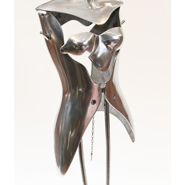 Vintage Metal Mannequins, Set of 2 For Sale - Image 9 of 11