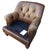 Some Chairs Fill a Space. A Vintage Classic Leather Chair & Ottoman Command It. For Sale In Raleigh - Image 6 of 12