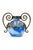 Art Nouveau Vase in Blown Blue Marbled Glass by André Delatte, 1925 For Sale - Image 14 of 14