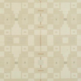 Schumacher X A Rum Fellow Periscope Sisal Wallpaper In Neutral For Sale
