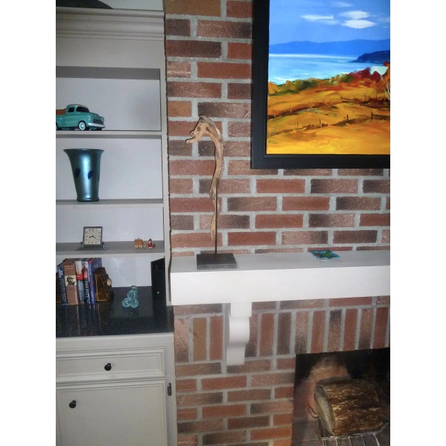 Tan Seahorse Driftwood Art For Sale - Image 8 of 8