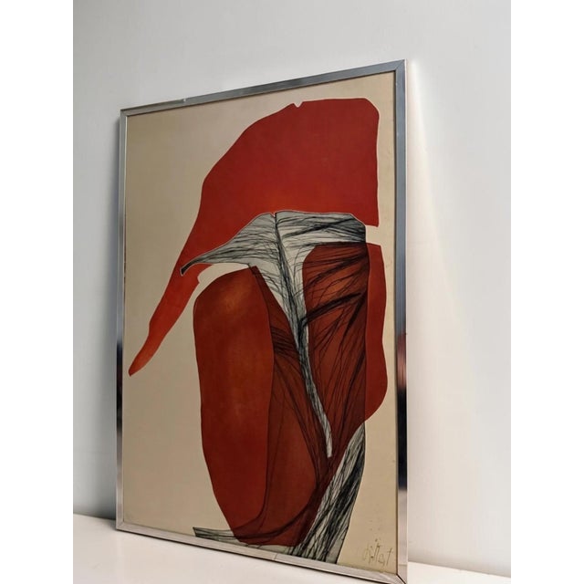 Gilou Brillant “Fantasia” Signed Limited Edition Aquatint Etching 24/35 – Framed For Sale - Image 4 of 9
