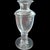 This vintage Simon Pearce glass vase is a stunning addition to any home decor. The large size, measuring approximately...