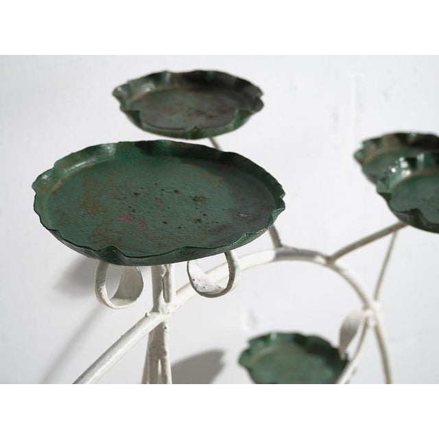 Antique wrought garden flowerpot (c.1920) Dimensions: Width: 90 cm Depth: 49 cm Height: 110 cm Style: Materials and...