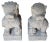 Chinese Late 20th Century Vintage Chinese Concrete Foo Dogs Guardian Lion Statues- A Pair For Sale - Image 3 of 13