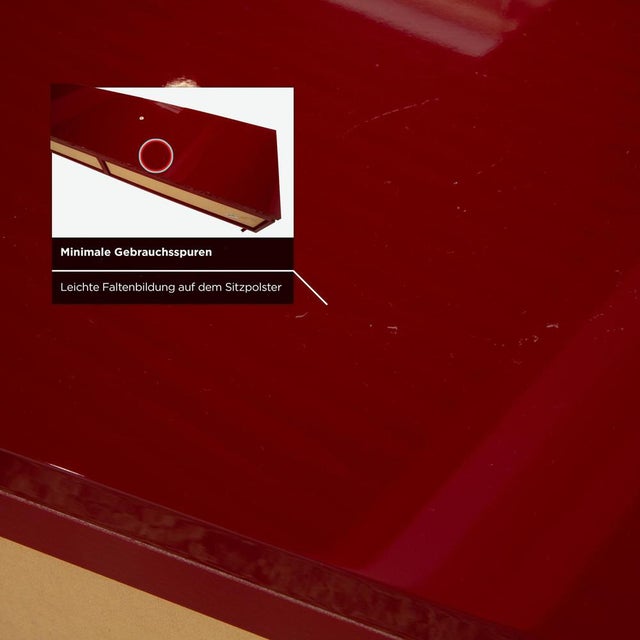 Red Wooden Cube Sideboard from Interlübke For Sale - Image 4 of 9